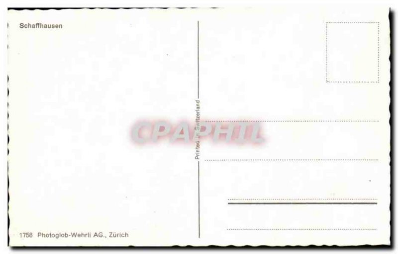 Old Postcard Schaffhausen