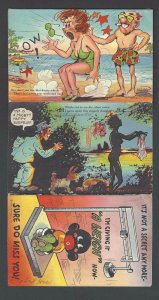 Ca 1925 PPC* Comic Foldout With Humorous Scenes 18 Pages Mint