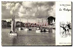 Modern Postcard Pouliguen Departure for fishing boats