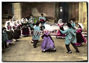 Postcard Modern Dances Picturesque Limousin limousine the chains Folklore