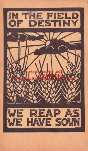 Maruth, In the Field of Destiny We Reap as We Have Sown, Poster Art