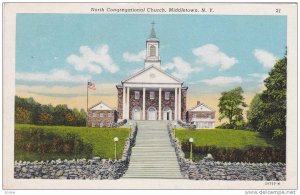 Steps to the North Congregational Church, Middletown, New York, PU-1947