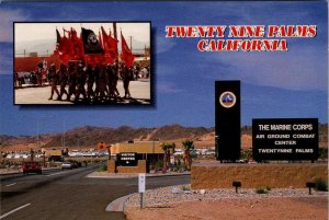 Twentynine Palms, CA California  MARINE CORPS AIR COMBAT CENTER  4X6 Postcard