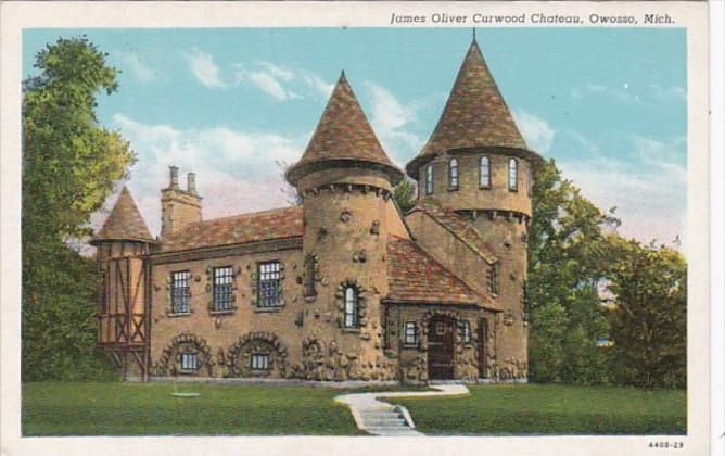 Michigan Oswosso James Oliver Curwood Chateau Curteich