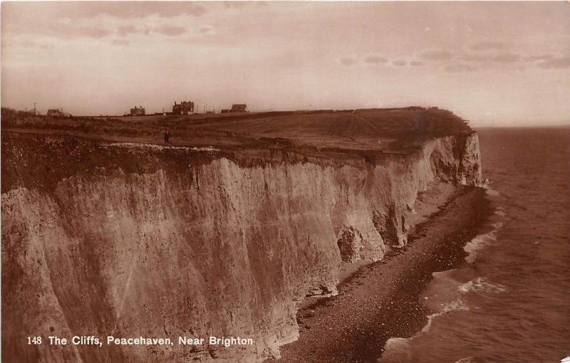 BR59692 the cliff s peacehaven  real photo  near brighton  uk