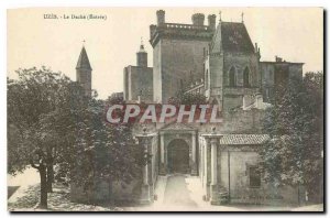 Old Postcard The Duche Uzes Entree