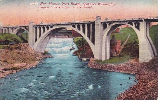 Washington Spokane New Monroe Street Bridge