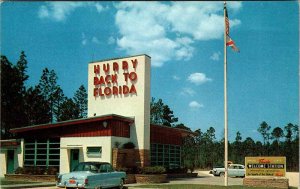 Postcard TRAIN STATION SCENE State Of Florida FL AO9031