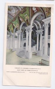 Library of Congress Upper Stairway Washington D.C. UDB c1904