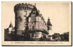 Old Postcard Rambouillet Chateau Facade North Tower Francois l st