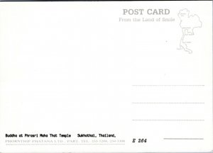 Postcard Thailand - Buddha at Phrasri Maha That Temple