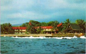 Postcard Hawaii Hilo - Kona Inn  - view from ocean