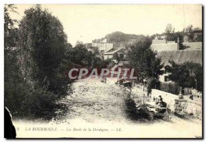 Old Postcard La Bourboule The Banks of the Dordogne Lavandieres