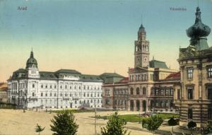 romania, ARAD, Városháza, Town Hall (1912) Postcard