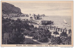 Mondello Lido (Palermo) - Panorama e Viale Regina Elena , Italy , 1910s