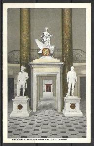 Washington DC - Franzoni Clock - Statuary Hall - US Capitol - [DC-037]