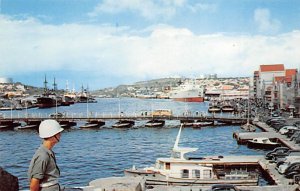 Santa Anna Bay and Pontoon Bridge Willemstad Curacao, Netherlands Antilles Wr...