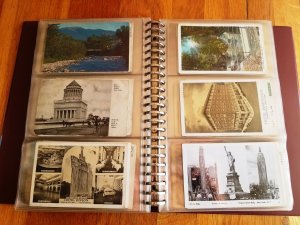 180 Vintage Post Cards in Post Card Album #2