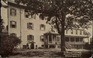 Brookland Washington DC St. Thomas College Paulist Community c1910 Postcard