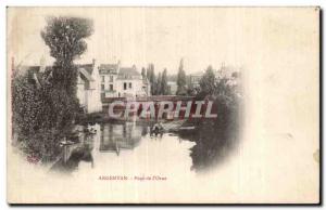 Old Postcard Argentan Orne Bridge I