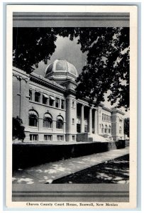 c1920 Chaves County Court House Building Pathways Roswell New Mexico NM Postcard