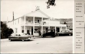 Virginia City Montana~Fairweather Inn~Vintage Car~Here 1956~1950s Car~RPPC 