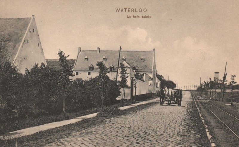 Vintage Postcard 1910's Waterloo La Haie Sainte Quartier De Wellington Lasne