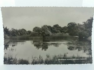 Warren Pond Epping Forest 1960s Vintage RP Postcard