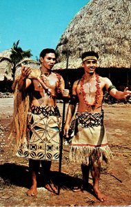 Hawaii Honolulu Polynesian Cultural Center Greetings From Young Samoans