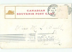 1904 TWO VIEWS ON ONE POSTCARD Yarmouth Nova Scotia NS AF4895