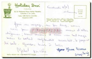 Postcard Old Holiday Inn Colombo Sri Lanka Ceylon Ceylon