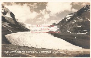 382171-Canada, Alberta, RPPC, Athabaska Glacier, Columbia Ice Fields