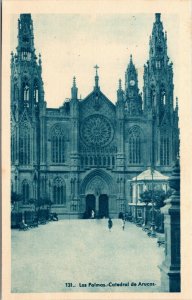 postcard Las Palmas, Spain - Arucas Cathedral