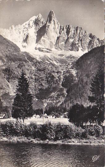 France Chamonix Les Praz les Bois le Dru et l'Aguille Verte Photo