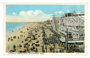ME - Old Orchard Beach. Beach, Roller Coaster
