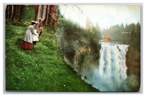 Brink Of Snoqualmie Falls Snoqualmie Washington WA UNP DB Postcard M20