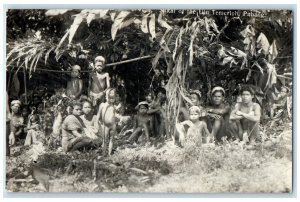 c1940's Sakai of the Ulu Temerloh Pahang Malaysia RPPC Photo Postcard