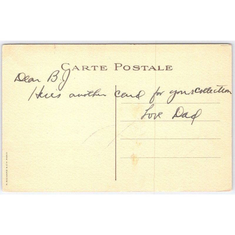 Postcard Hôtel Gallia Champs-Élysées Paris Architecture