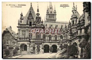 Old Postcard Fecamp Benedictine Court D Honor