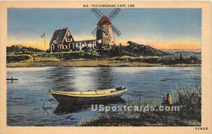 Picturesque Cape Cod - Massachusetts MA Postcard