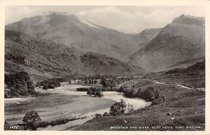 BR96619 mountain and river glen nevis fort william real photo  uk