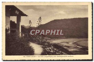 Postcard Old Port Cros Bay Beautiful greenery his incomparable