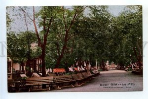 523023 CHINA Harbin city ??garden on the pier Vintage postcard