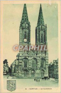 Old Postcard Saint Lo La Licorne Cathedrale