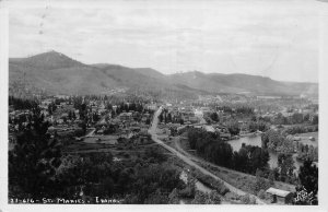 J76/ St. Maries Idaho RPPC Postcard c1930-50s Birdseye Homes Store 379