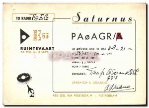 Old Postcard Telegraphie Saturnus Rotterdam