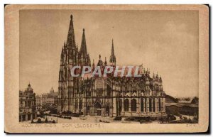 Postcard Old Koln Dom Am Rhein