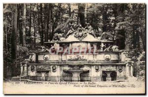 Old Postcard Versailles Grand Trianon Park Buffet