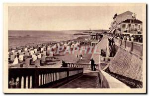 Soulac sur Mer Old Postcard Beach and the boulevard