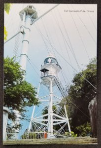 [AG] P815 Malaysia Penang Fort Cornwallis Lighthouse Building (postcard) *New